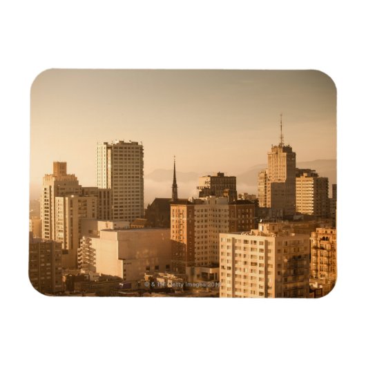 Uitzicht Nob Hill in San Francisco, met de mist Magneet (Horizontaal)