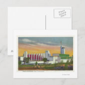 Uitzicht Noord-Intrance, Wetenschapszaal Briefkaart (Voorkant / Achterkant)