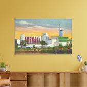 Uitzicht Noord-Intrance, Wetenschapszaal Canvas Afdruk (Insitu (Woonkamer))