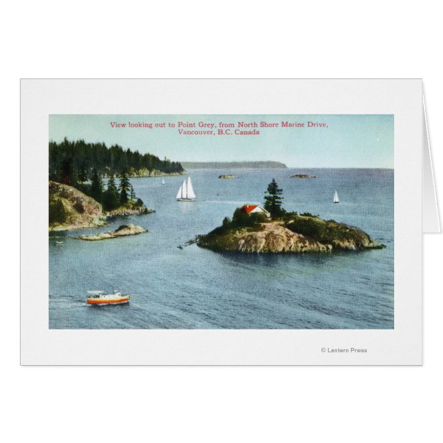 Uitzicht Noordzee-drijvende beug, punt grijs (Voorkant Horizontaal)