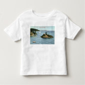 Uitzicht Noordzee-drijvende beug, punt grijs Kinder Shirts (Voorkant)