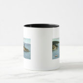 Uitzicht Noordzee-drijvende beug, punt grijs Mok (Midden)