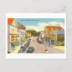  Uitzicht North East Harbor, Maine, Briefkaart