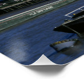 uitzicht of Tower Bridge uit 1990 Perfect Poster (Hoek)