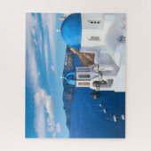 Uitzicht Oia Santorini Griekenland Legpuzzel (Verticaal)