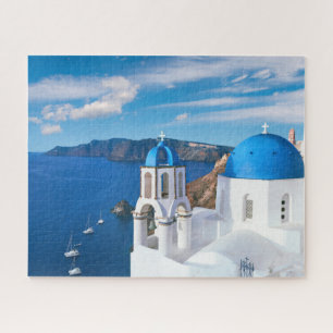 Uitzicht Oia Santorini Griekenland Legpuzzel