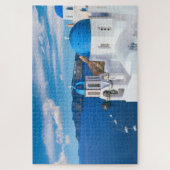 Uitzicht Oia Santorini Griekenland Legpuzzel (Verticaal)