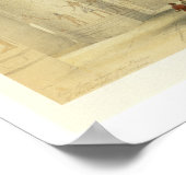 Uitzicht onder het Portico van de tempel bij Denda Poster (Hoek)