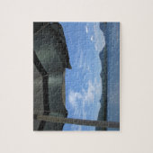 Uitzicht onder paraplu legpuzzel (Verticaal)