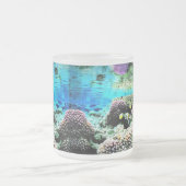 Uitzicht onder water matglas koffiemok (Center)