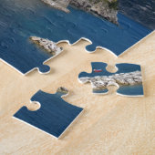 Uitzicht op afstand van Atrani aan de kust van Ama Legpuzzel (Zijkant)