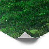 Uitzicht op afstand van Glacier Peak en Town Poster (Hoek)