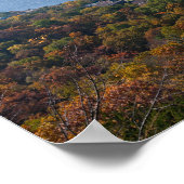 Uitzicht op Alma en de rivier Poster (Hoek)