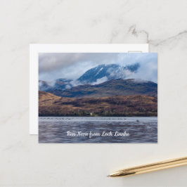 Uitzicht op Ben Nevis vanuit Loch Linnhe, Schotlan Briefkaart