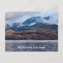 Uitzicht op Ben Nevis vanuit Loch Linnhe, Schotlan Briefkaart