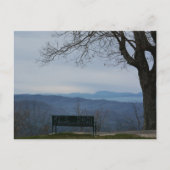 Uitzicht op Blue Ridge Mountains vanaf Jump Off Ro Briefkaart (Voorkant)