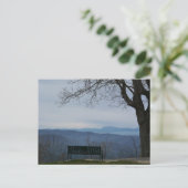 Uitzicht op Blue Ridge Mountains vanaf Jump Off Ro Briefkaart (Staand voorkant)