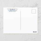 Uitzicht op Blue Ridge Mountains vanaf Jump Off Ro Briefkaart (Achterkant)