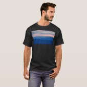 Uitzicht op Blue Ridge Mountains vanaf Sharp Top-h T-shirt (Voorkant volledig)