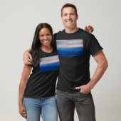 Uitzicht op Blue Ridge Mountains vanaf Sharp Top-h T-shirt (Unisex)