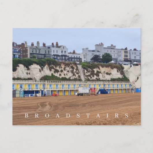 Uitzicht op Broadstairs vanaf de ansichtkaart van  Briefkaart (Voorkant)