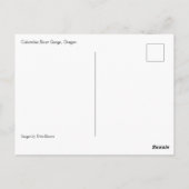 Uitzicht op Columbia River, Columbia River Gorge, Briefkaart (Achterkant)