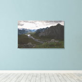 Uitzicht op de Brooks Range: Canvas Uncropped (Insitu (Houten vloer))