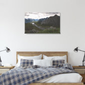 Uitzicht op de Brooks Range: Canvas Uncropped (Insitu (Slaapkamer))