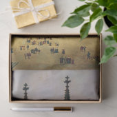 Uitzicht op de Dom van Keulen gotische majesteit Tissuepapier (Geschenk)