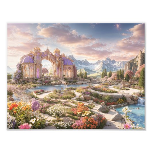 Uitzicht op de hemel foto afdruk (Voorkant)