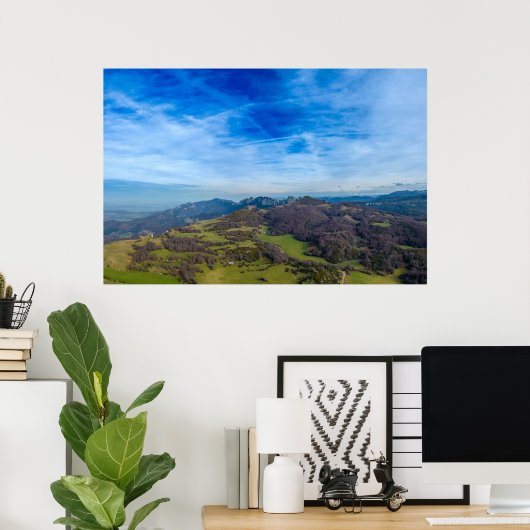 uitzicht op de Leoncel Poster (Thuiskantoor)