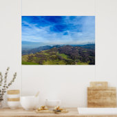 uitzicht op de Leoncel Poster (Keuken)