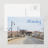 Uitzicht op de oude stad Nesebur Briefkaart (Voorkant / Achterkant)