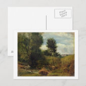 Uitzicht op de Sid, nabij Sidmouth, c.1852 (aardol Briefkaart (Voorkant / Achterkant)