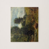 Uitzicht op de Sid, nabij Sidmouth, c.1852 (aardol Legpuzzel (Verticaal)
