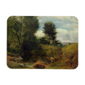 Uitzicht op de Sid, nabij Sidmouth, c.1852 (aardol Magneet (Horizontaal)