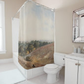 Uitzicht op de South Downs - John Martin Douchegordijn (In situ)