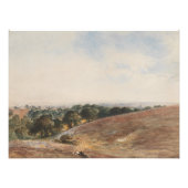 Uitzicht op de South Downs - John Martin Foto Afdruk (Voorkant)