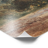 Uitzicht op de South Downs - John Martin Foto Afdruk (Hoek)