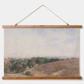 Uitzicht op de South Downs - John Martin Hangend Wandkleed (Voorkant)