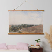 Uitzicht op de South Downs - John Martin Hangend Wandkleed (Slaapkamer)