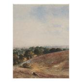 Uitzicht op de South Downs - John Martin Perfect Poster (Voorkant)