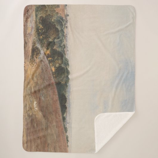 Uitzicht op de South Downs - John Martin Sherpa Deken (Voorkant)