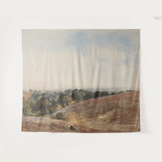 Uitzicht op de South Downs - John Martin Wandkleed (Voorkant (horizontaal))