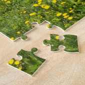 Uitzicht op de Zwitserse Alpen Legpuzzel (Zijkant)