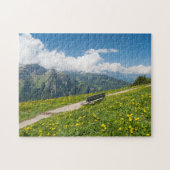 Uitzicht op de Zwitserse Alpen Legpuzzel (Horizontaal)