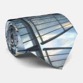 Uitzicht op deciveau stropdas (Opgerold)