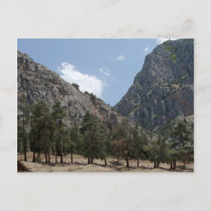 Uitzicht op Delphi, Griekenland Briefkaart