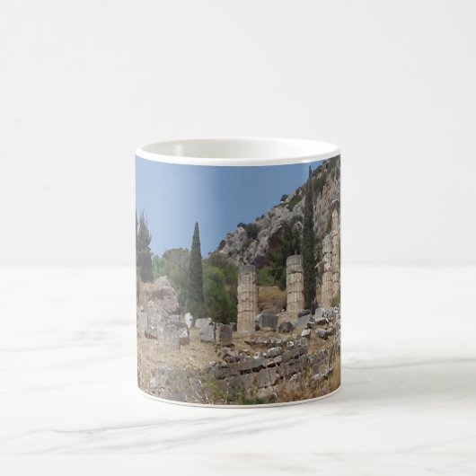 Uitzicht op Delphi, Griekenland Magische Mok (Center)