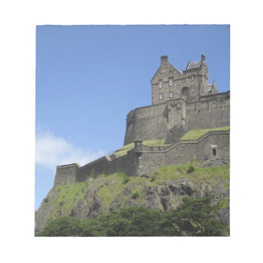 Uitzicht op Edinburgh Castle, Edinburgh, Schotland Notitieblok (Voorkant)